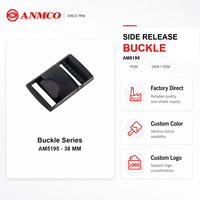 Boucle à dégagement latéral pour bagages, modèle AM5195, OEM/ODM, couleur et logo personnalisés, fourniture directe usine pour services d'approvisionnement B2B