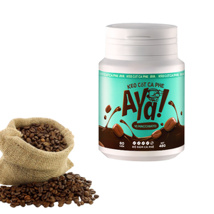 ลูกอมกาแฟมาคคิอาโต้ขายดี รสกลูโคส บรรจุขวด สะดวก ฉลากสั่งทำได้ ผลิตในโรงงานเวียดนาม มีตัวอย่างให้ทดลองฟรี - Product Image 1