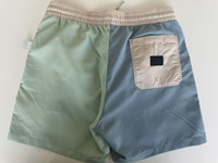 Short de bain Kanu pour homme, mi-long, en tricot peigné avec élasthanne/polyester 180g, séchage rapide, UPF 50+, avec cordon de serrage, imprimé numérique, décontracté