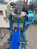Machine à tricoter circulaire, cordon en fil plat bleu pour la fabrication de maille
