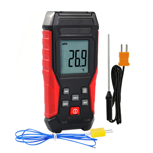 Termómetro Digital Tipo K con Termopar, Sonda de Acero Inoxidable, Sensor de Temperatura con Cable, Función de Retención de Datos y Retroiluminación - Product Image 1