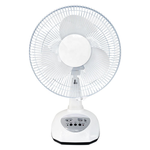 พัดลมโซลาร์ AC DC ขนาด 12 นิ้ว พร้อมหลอดไฟ LED พิเศษ 2 ดวง แบตเตอรี่แบบชาร์จได้ 6V 4.5Ah พัดลมตั้งโต๊ะพลังงานแสงอาทิตย์แบบพกพา พร้อมที่ชาร์จโทรศัพท์ผ่าน USB - Product Image 4