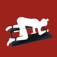 Cadre de Contrainte BDSM à Position Fixe, Support Multi-Positions pour Allongement et Genouillère, Chaise Longue pour Couples