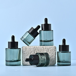 15ml <span class=keywords><strong>30ml</strong></span> vòng tròn lớn huyết thanh chai màu xanh đậm Vòng phẳng vai tinh dầu chai <span class=keywords><strong>30ml</strong></span> dày dưới Chai nhỏ giọt - Product Image 3