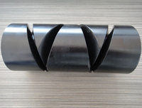 Tambour rainuré en bakélite de 280 mm pour machine à enrouler le textile, état neuf et d'occasion