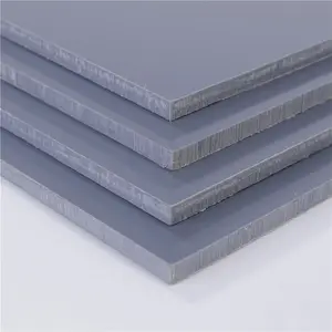 Cartine in pvc industriali nero grigio scuro da 1mm a 50mm 60mm in pvc rigido foglio di plastica bule pvc