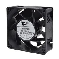 EC Axiallüfter 92x92x38mm Kugellager 70.000 Stunden Lebensdauer 110-220V Kunststoffblätter OEM ODM Luftkühlventilator