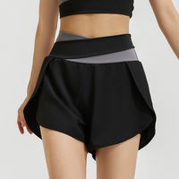 Logo personnalisé vêtements de fitness pour femmes pantalons courts été dames athlétique course sport Yoga Shorts pour les femmes