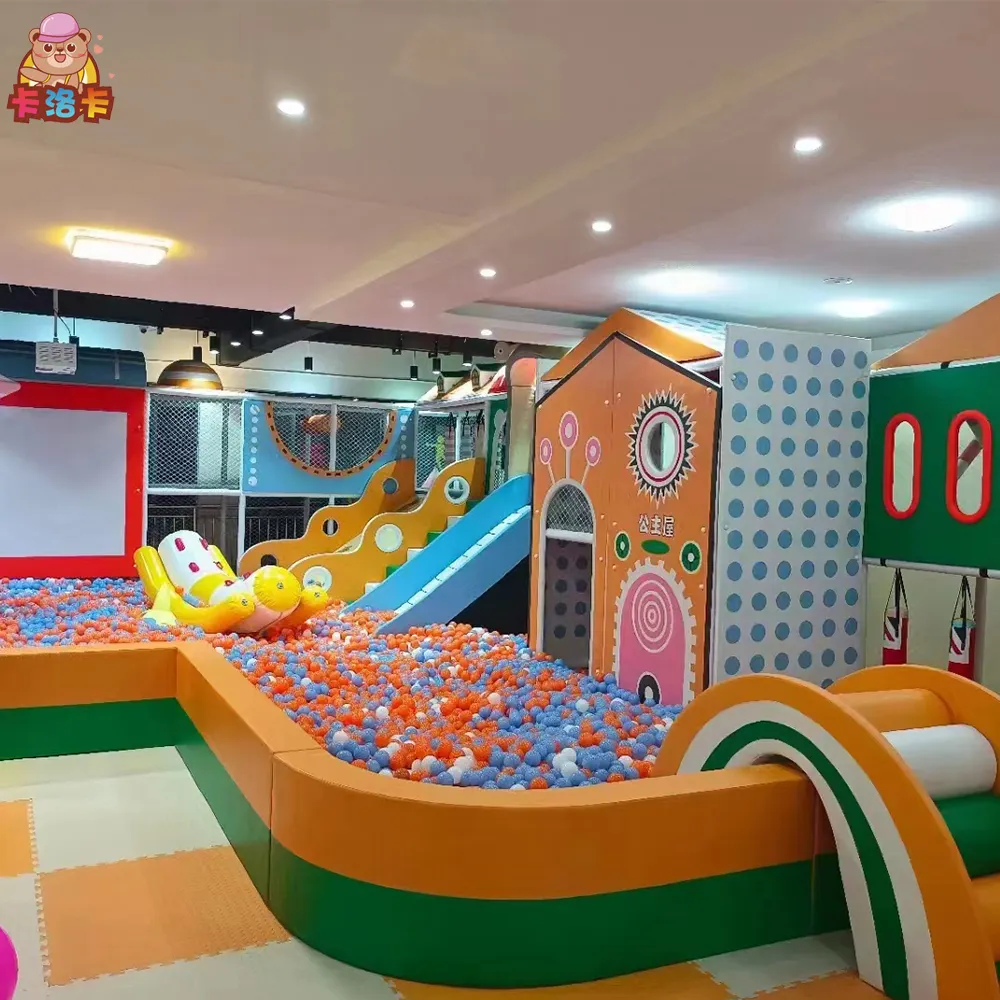 商業ソフトプレイキッズ屋内遊び場子供屋内遊び場機器セット赤ちゃんの遊び場