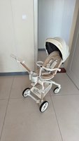 Trottinette multifonctionnelle 6 en 1 pour bébé, poussette avec auvent solaire, musique légère, roues rotatives à 360°, guidon réglable, pour enfant de 1 à 6 ans