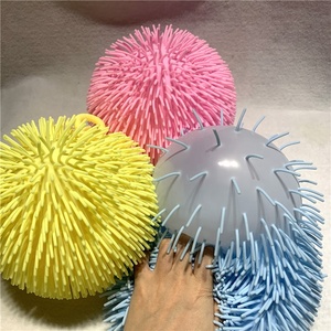 New Funny Kids Soft Vent Squishy Jumbo Spiky Squeeze Spike Balls Jumbo Colorful Spike Balls Fluffy Ball Toy - Product Image 1