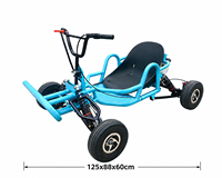 Kart à essence tout-terrain durable de style 4x4 avec système de frein à disque arrière pour compétition sur piste