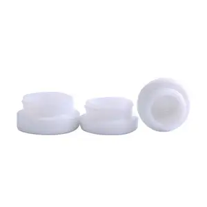 Round Square Oval Hexagon Shapes Skincare Cream Small Glass Containers With Child Proof Lids Wholesale