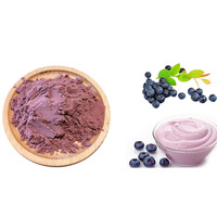 Poudre de myrtille sauvage, poudre de jus de fruits de myrtille, poudre de baies d'açaï séchées