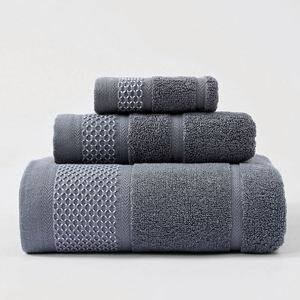 Serviette de toilette carrée en coton pur, épaisse, douce et absorbante, couleur unie, pour adulte, avec logo personnalisé - Product Image 5