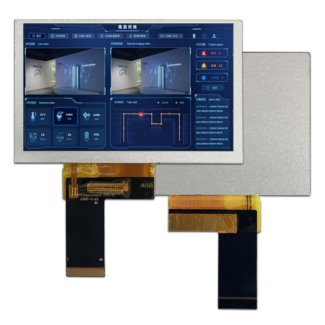 5 Inch 800*480 Resolution Wide Operating Temperature RGB LCD Display Module
