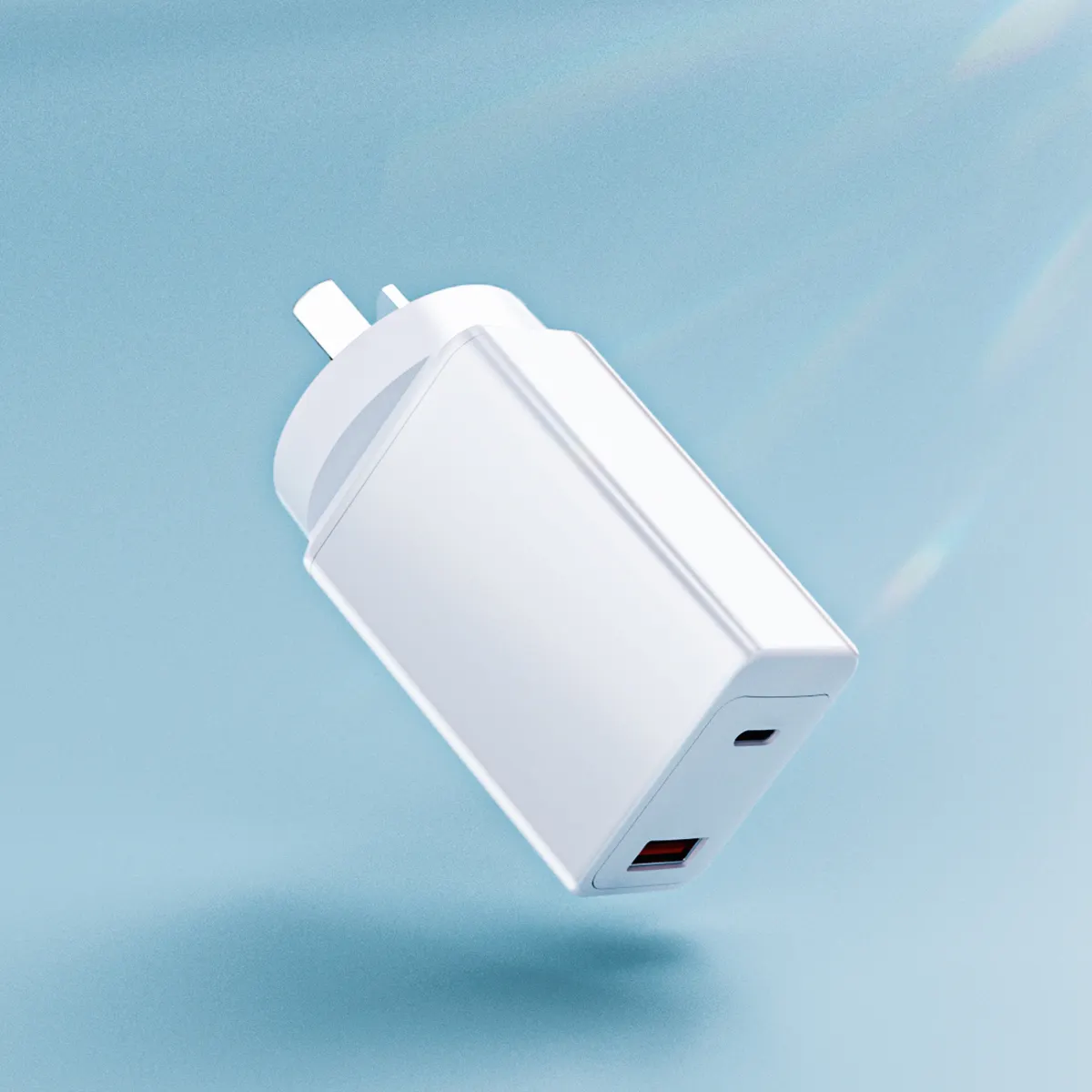 Gan 65W phổ Travel Adapter mini điện thoại di động kép USB Loại C tường sạc Power Adapter Mini chargeur Đối với Samsung