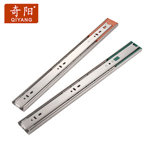 QIYANG <span class=keywords><strong>Heavy</strong></span> Duty 45mm Acero inoxidable Cierre suave Cajón Diapositivas Muebles Hardware Cajón Rieles para uso en cocina - Product Image 2