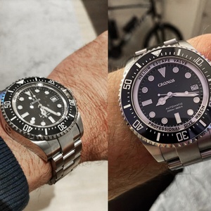 Montre de plongée automatique Cronos L6009 en acier inoxydable, résistance à l'eau 2000 mètres, plongeur professionnel NH35 - Product Image 4