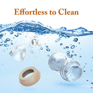 ขวดป้อนนมแบบใสสำหรับเด็กวัสดุ PP ปราศจาก BPA ขวดป้อนนมมีลวดลายสินค้าใหม่ - Product Image 5