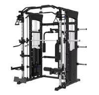 Machine Smith multifonctionnelle professionnelle avec système de croisement de câbles en acier inoxydable et fer, équipement de gym, prix direct usine