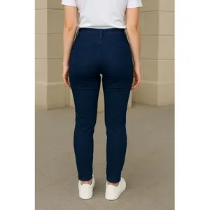 Pantaloni Skinny da Donna Adrenaline in Gabardine Elasticizzata, Vita Alta, Cinque Tasche, Eleganti e Traspiranti - Product Image 4