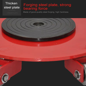 Type lourd chariot à cargaison d'entrepôt de série de CRP chariot à cargaison en caoutchouc de réservoir de roue de 15 tonnes - Product Image 6