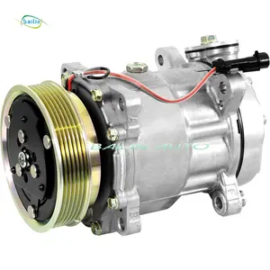 Alfa Romeo Lancia için 147 156 166 Gt 60607289 60813335 71721747 71781777 TSP0155147 DCK1007 Ac A/C kompresör 12v