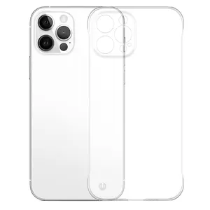 Étui mince transparent pour iPhone PC housse de protection rigide pour 15 Pro Max coque de téléphone portable anti-jaune pour 15 Pro Max étui transparent