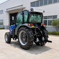Livraison Gratuite – Tracteur Agricole Compact 4x4 avec Cabine, Moteur 50HP, 80HP, 100HP, Pompe à Eau et Engrenages, Idéal pour Petites Exploitations et Jardins