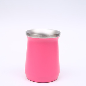Mini Taza de Mate de 8oz, Taza de Café Portátil para Exteriores, Taza Térmica de Doble Capa de Acero Inoxidable 304 - Product Image 5