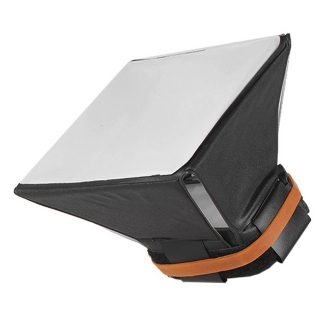 Portable Photography Flash Diffuser Mini Softbox Kit for Canon EOS Nikon Olympus Pentax Sony Sigma DSLR Speedlite Flash