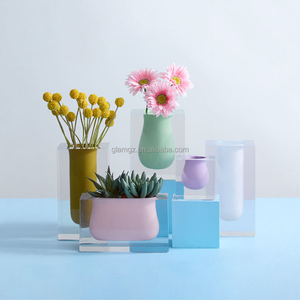 <span class=keywords><strong>Vasi</strong></span> di fiori in <span class=keywords><strong>resina</strong></span> acrilica di lusso <span class=keywords><strong>colorati</strong></span> personalizzati - Product Image 5