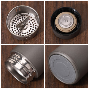 Pure Titanium Mini Thermos Cup 200/300ML <b>Double</b> <b>Wall</b> Vacuum Insulated Travel Gift With Custom <b>Box</b> Packaging - Product Image 5