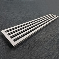 Diffuseurs et grilles linéaires réglables en aluminium Royal pour systèmes de CVC