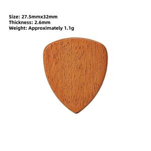 Médiators pour guitare électrique Folk faits à la main Palettes de guitare en bois Instruments de musique et accessoires - Product Image 6
