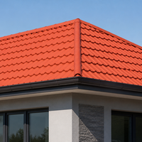 Tuile de toiture en PVC de style espagnol résistante aux intempéries pour un toiture fiable des maisons et des fermes rurales