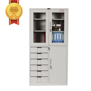4 Door <b>Metal</b> File Cabinet with Drawers Fireproof Steel <b>Storage</b> Cabinet with Locks - Product Image 5