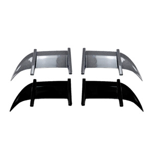 Volkswagen Rear Spoiler Piano <b>Black</b> Carbon Fiber Texture ABS <b>Trunk</b> Wing 2013-2019 - Product Image 3
