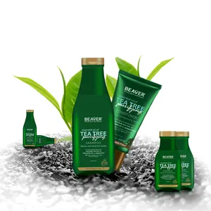 BEAVER Shampoo Private Label Hair Care Refresh Anti-dandruff Organic Tea Tree Oil Shampoo And Conditioner