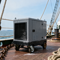 Groupe électrogène diesel portable 3kW 5kW 6.5kW 8kW 10kW, protection IP54, enroulement 100% cuivre, durée de vie de 20 ans pour éolienne/hydraulique