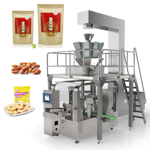 Automatic Premade Zipper Solid Granule Filling and <b>Sealing</b> Rotary Packing Machine Production Line Automatic Premade Zipper - Product Image 1