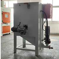 Machine de sablage liquide automatique, cabine de sablage à eau sans poussière de type panier rotatif