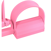 Banda de Resistencia con Pedal para Yoga, Cuerda Elástica de Ocho Tubos para Piernas, Cuerda de Resistencia para Estiramiento de Cuerpo Completo, Asistencia para Abdominales para Uso Doméstico