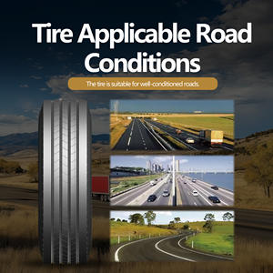 Ban Truk Radial Pola Rib 4 Garis Baru, Pasokan Langsung Pabrik, Ukuran 11R22.5/12R22.5/295/80R22.5, Ban Tubeless Vakum Sepenuhnya Baja - Product Image 4