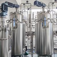 Fermenteur photobioréacteur Bailun en acier inoxydable avec pompe, système automatique contrôlé par PLC Siemens, volume 50L, moteur pour installation industrielle