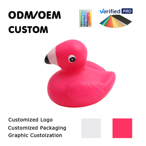 Whowsale <span class=keywords><strong>Flamingo</strong></span> Light up banyo oyuncak dokunmatik aktif Glow karanlık yüzen hayvan duyusal bebekler için çocuk havuzu hediye oyna - Product Image 6