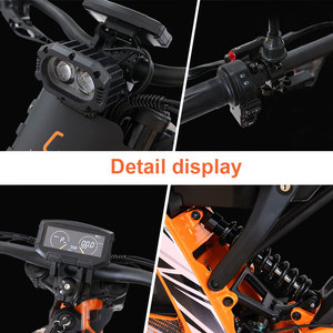 Motocicleta Eléctrica Todoterreno KUGOO WISH 04 80km/h 3700W 60V Ciclomotor Eléctrico E Dirt Bike con Neumático de 24 Pulgadas - Product Image 6