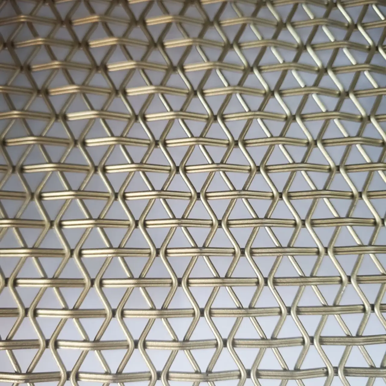 Woven Metal Decorative Wall Cladding Crimped Wire Mesh Stainless Steel Furnture Screen Flat Weaved Decorative Wire Mesh
