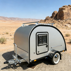 Remolque de Viaje Tipo Lágrima, Remolque de Campamento Tipo Lágrima en Venta, Remolque de Viaje Pequeño y Remolcable para Campamentos al Aire Libre y Viajes por Carretera - Product Image 1